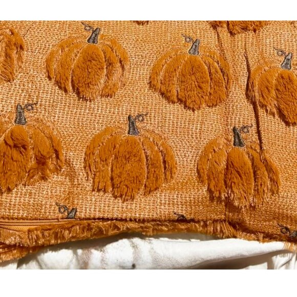 Pumpkin Pillow Covers Set Decorative Throw Cases Halloween Holiday Fall Decor - Picture 7 of 10